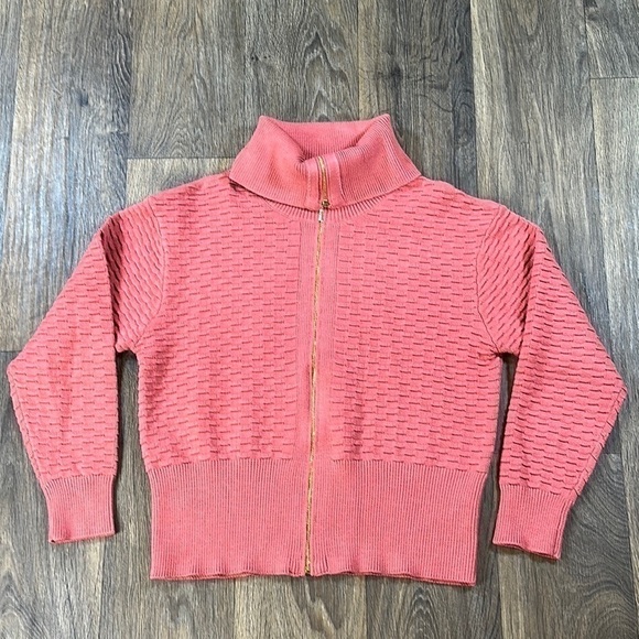 Marc New York Sweaters - Barbie Pink Turtleneck Cardigan